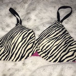 Zebra Print Bra